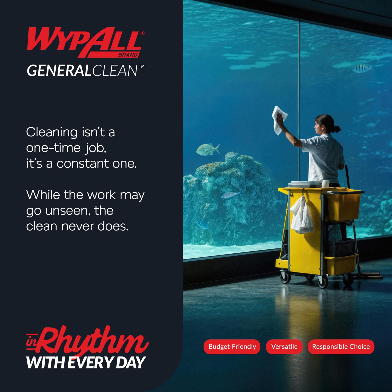 WypAll GeneralClean X60 Cloths Multi-Task Cleaning Wipes 10 Boxes, White