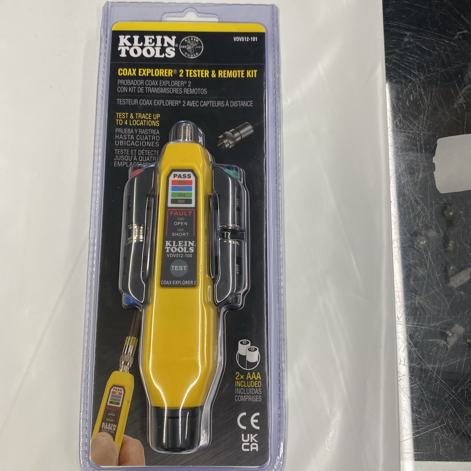 Klein Tools VDV512-101 Coax Explorer 2 Tester & Remote Kit