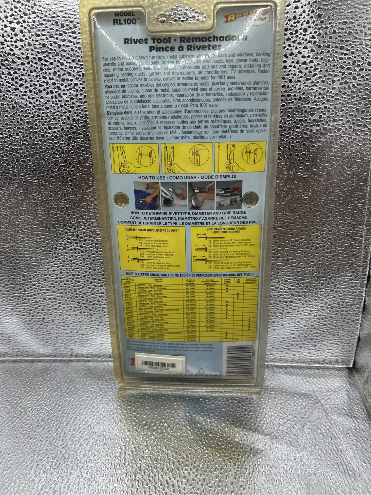 Arrow Rivet Tool E-Z Pull Model RL100 NEW