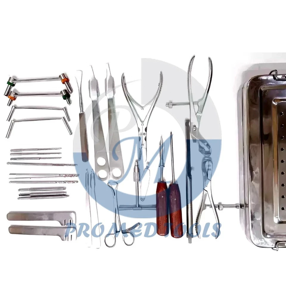Small Fragment Instrument Set Orthopedic Surgical Instruments 30 Pcstractor