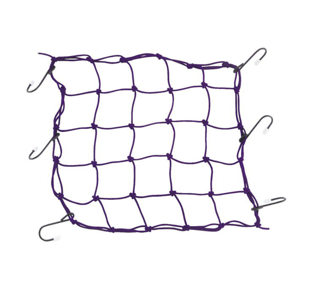 BikeMaster Motorcycle Bungie Stretch Cargo Net Blue (100009)