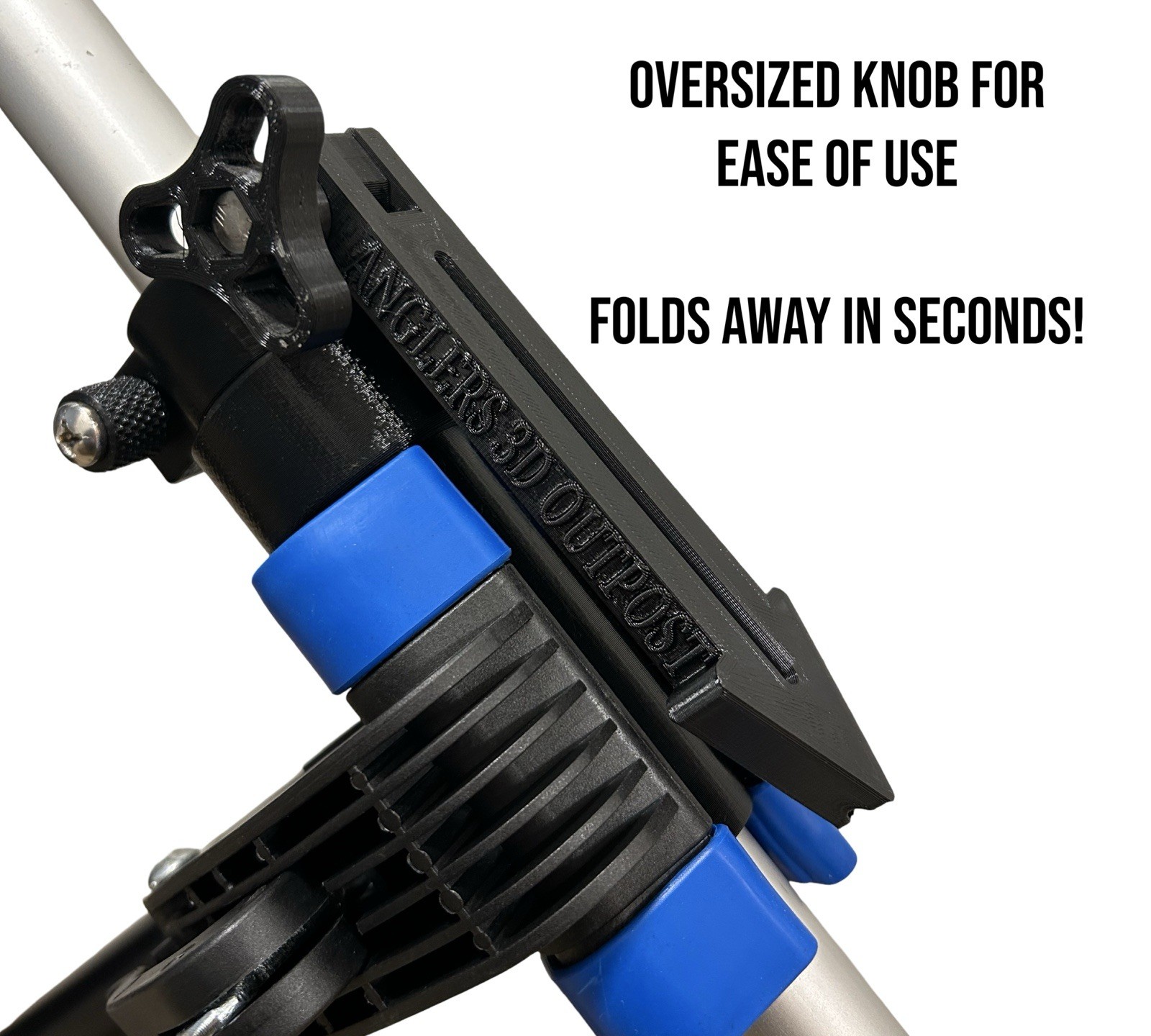 Arrow pointer For Forward Facing Sonar Pole - Glow Stick Slot- Livescope -YELLOW