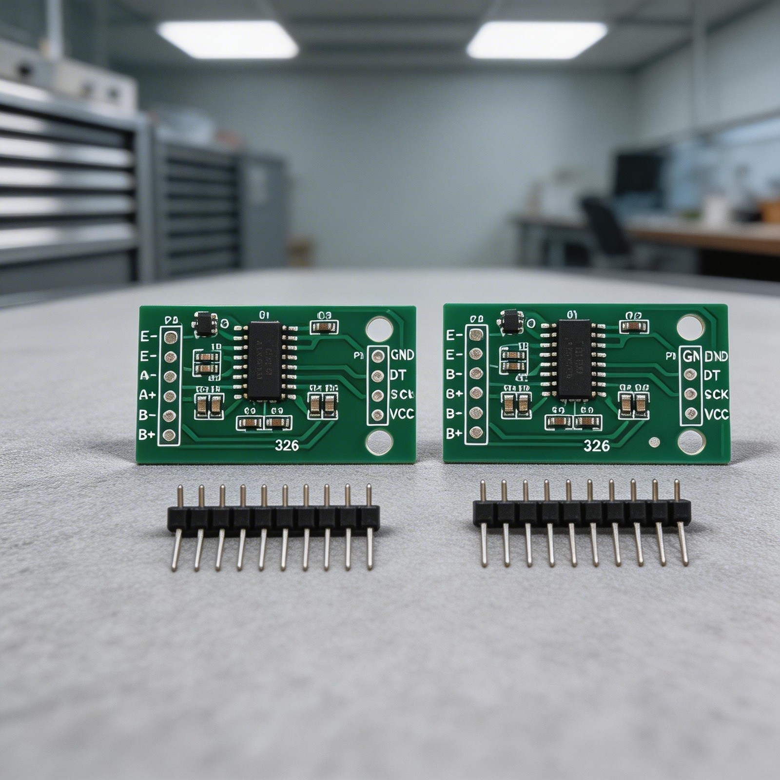 10PCS HX711 24bit for ADC load cell modules dual inputs for Arduino scale