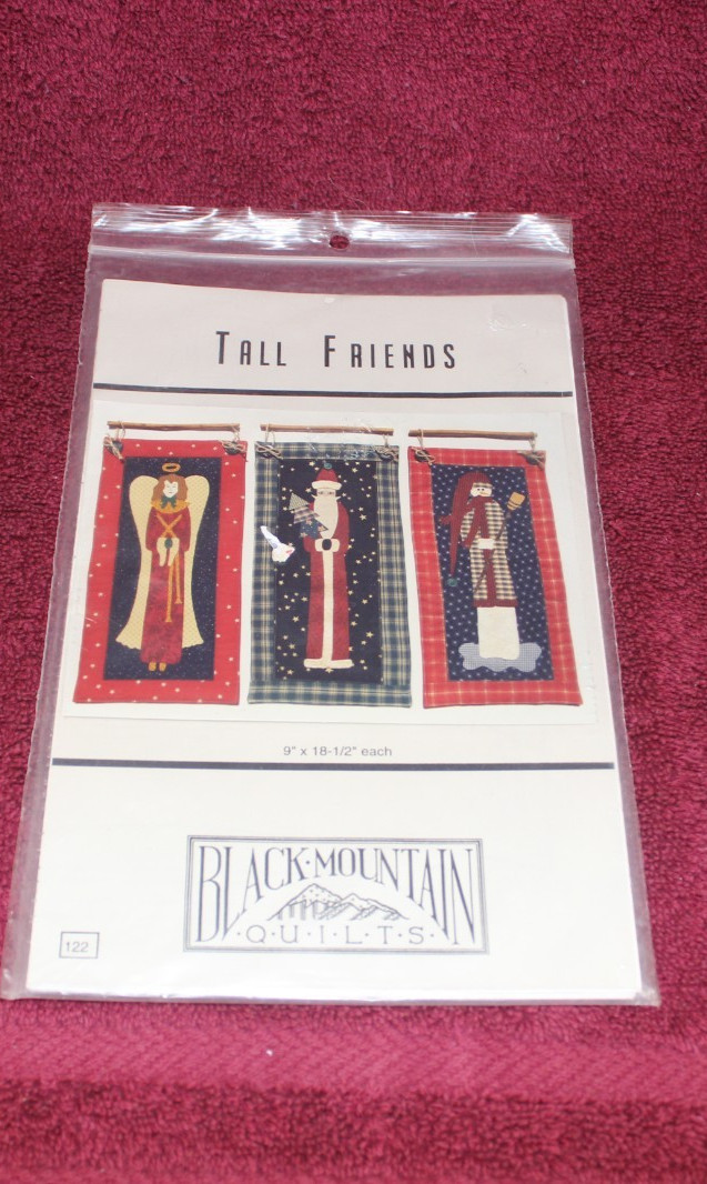 Black Mountian Quilts Quilt Pattern - Tall Friends - 9" x 18.5" each