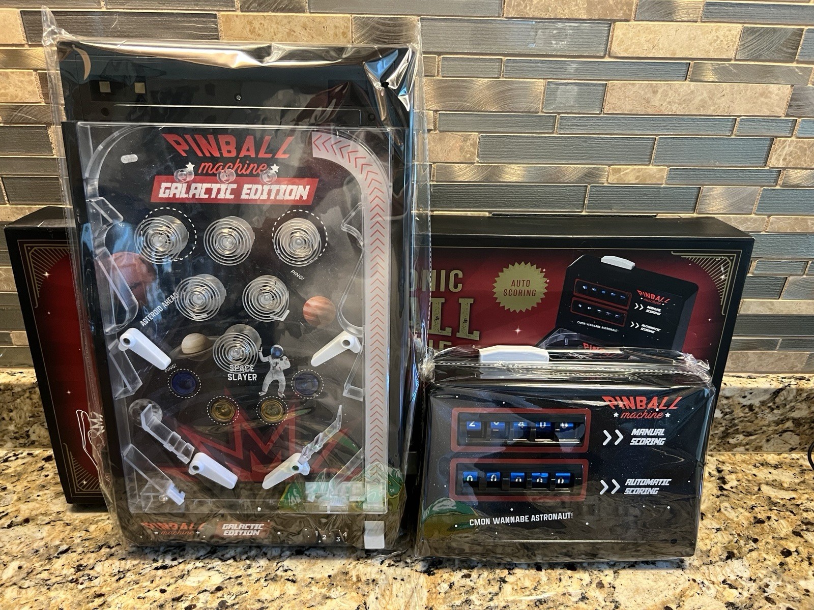 The Original Fun Workshop Electronic Tabletop Pinball Machine Galactic, NIB