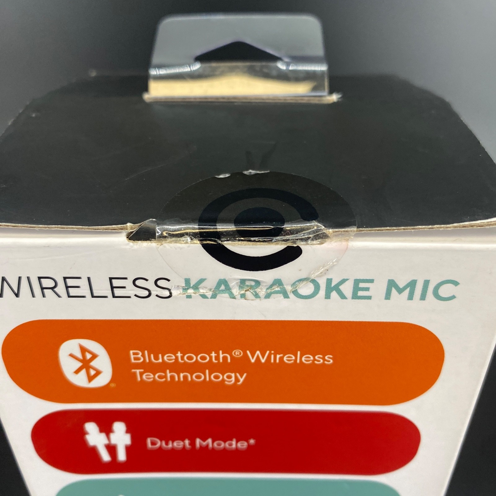 Core Innovations Karaoke Microphone Black Bluetooth Wireless Mic KRMC101BL