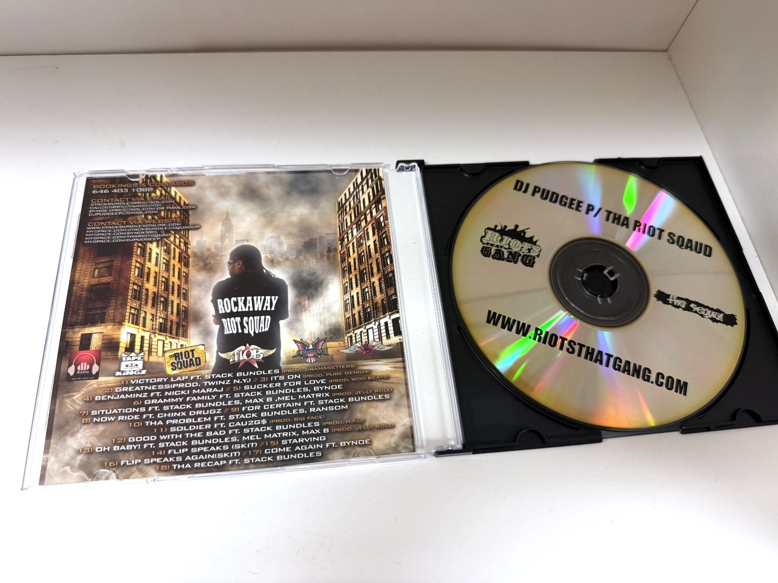 DJ PUDGEE P STACK BUNDLES RIOTS THAT GANG MIXTAPE MIX CD RARE DIPSET