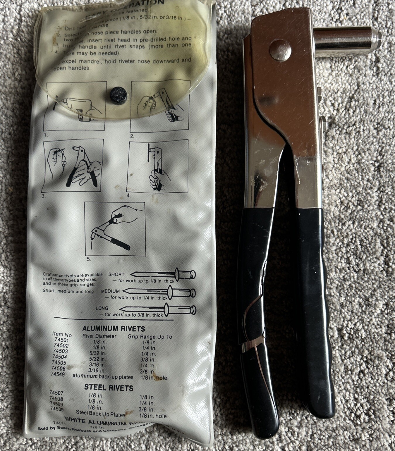 Craftsman Heavy Duty Right Angle Riveter