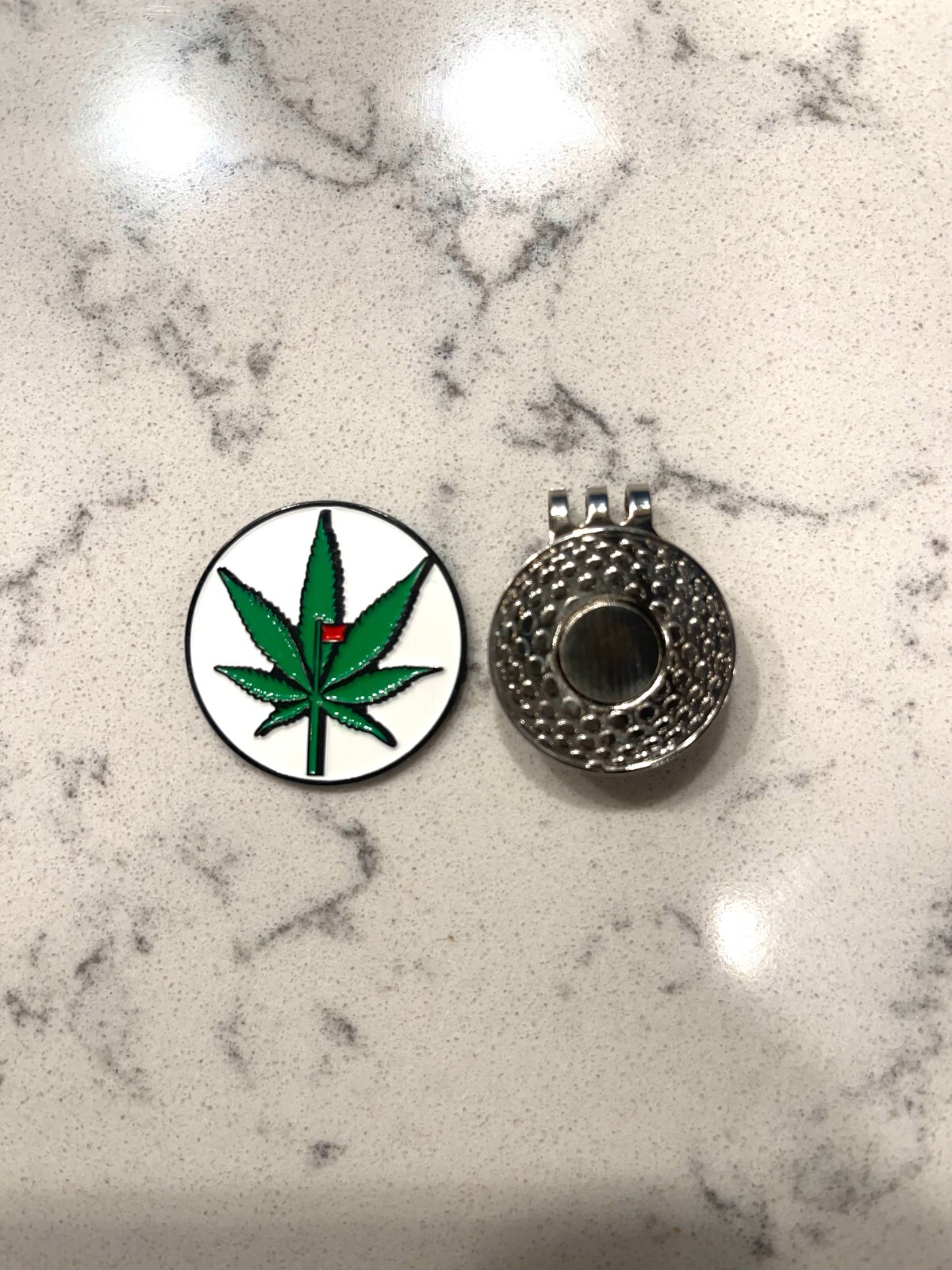 Magnetic Golf Ball Marker Funny Hat clip