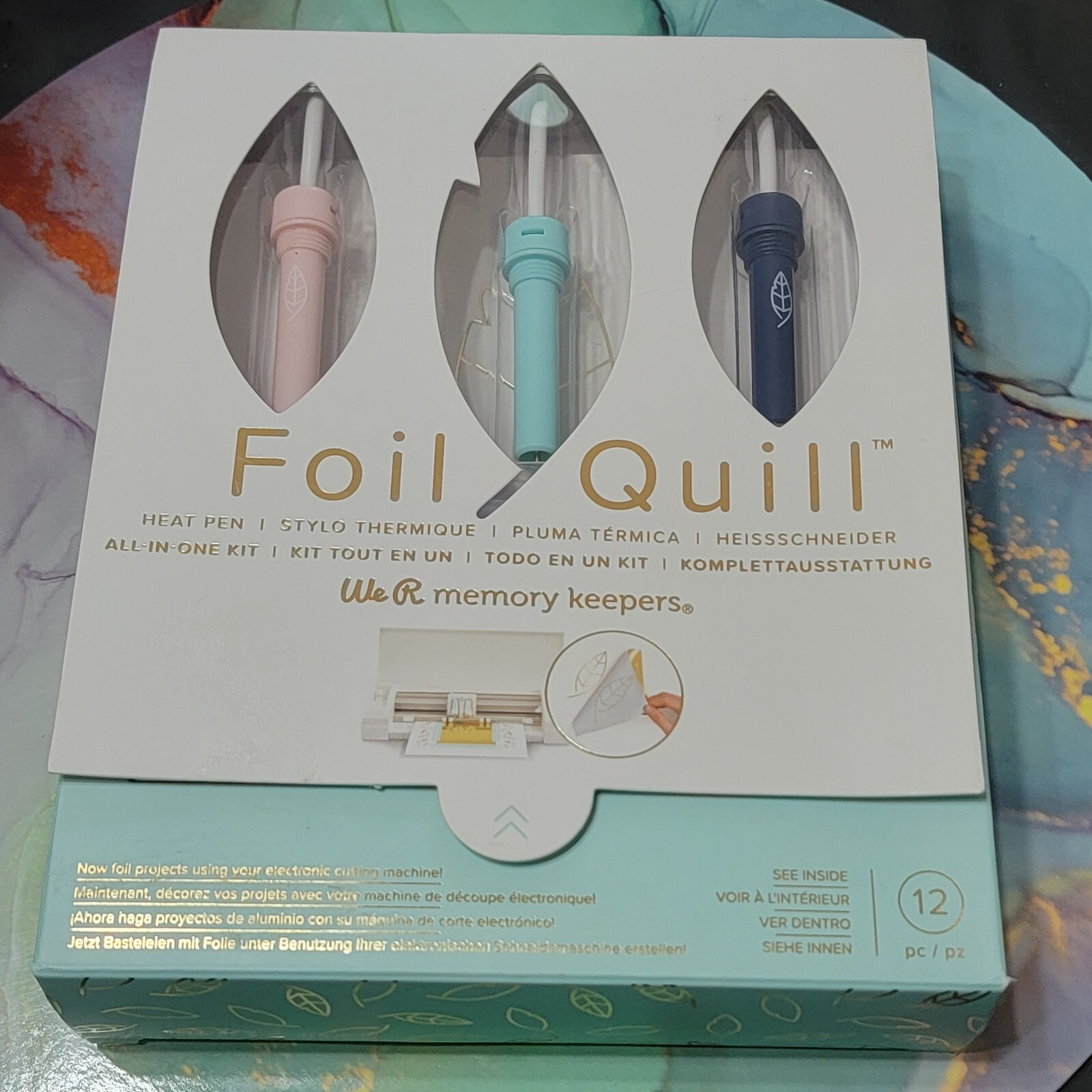 We R Memory Keepers Foil Quill Starter Kit with 3 Pens Cricut Sizzix Brother NEW