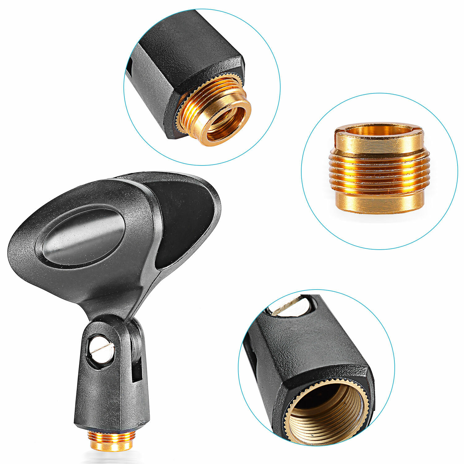 2 Pack Microphone Clip fit Sennheiser Wireless Microphone Handheld Transmitters