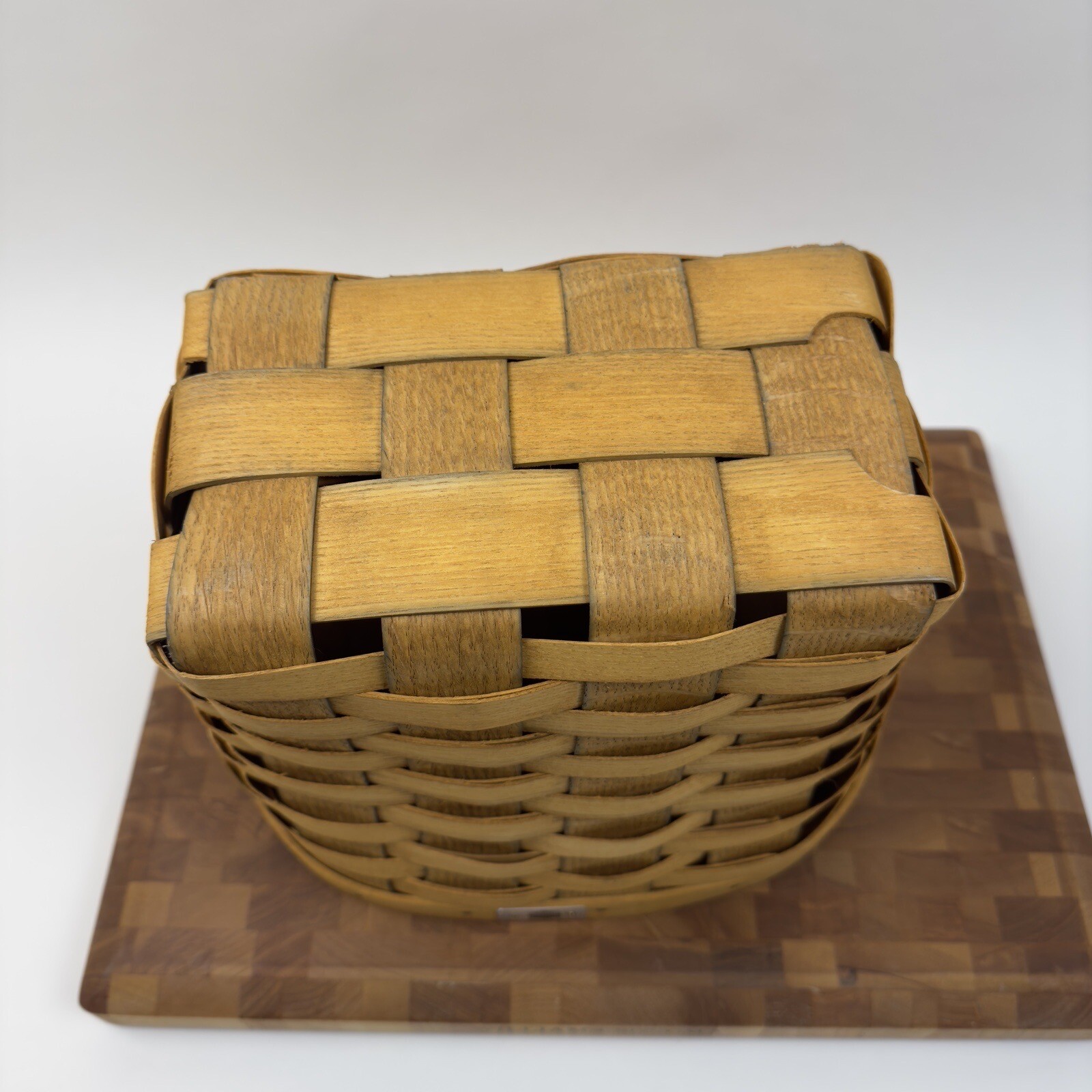 Pottery Barn Detroit Bikes Peterboro Handlebar Front Basket Cherry Flaws Read