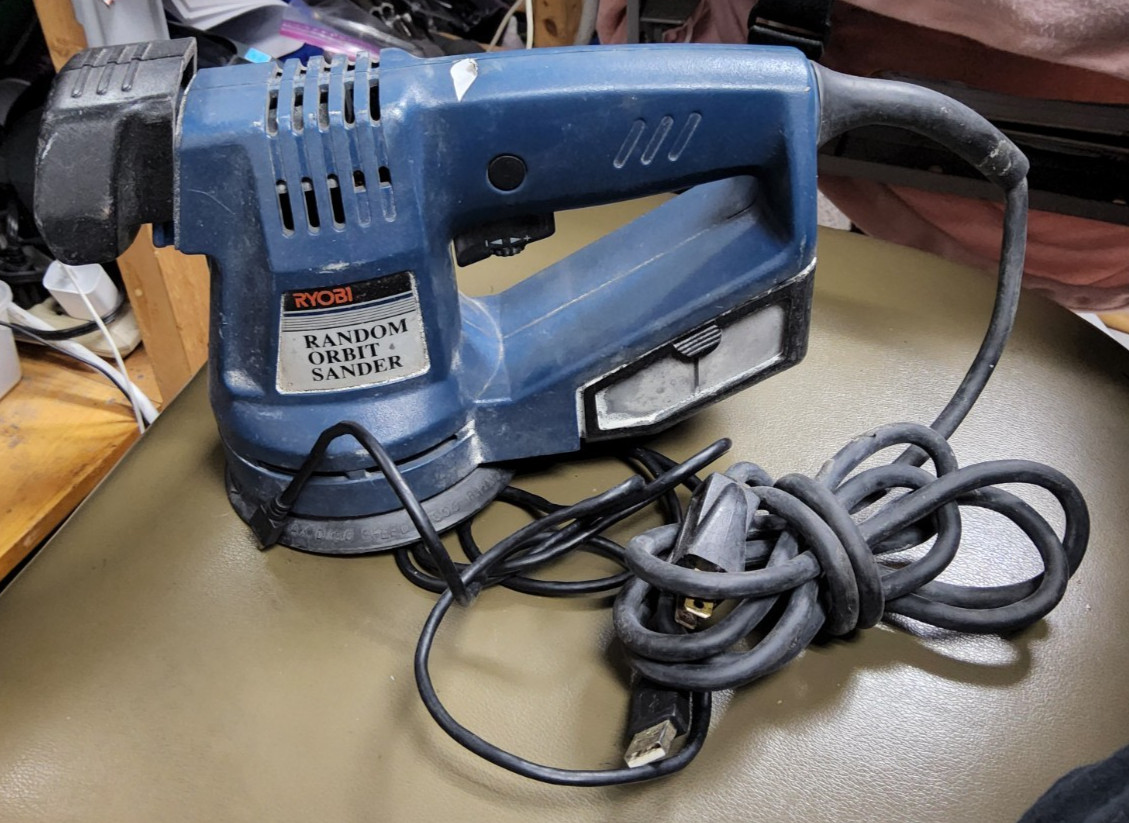 Ryobi RS-115 4" Random Orbital Sander 2 Amp 11,000 RPM