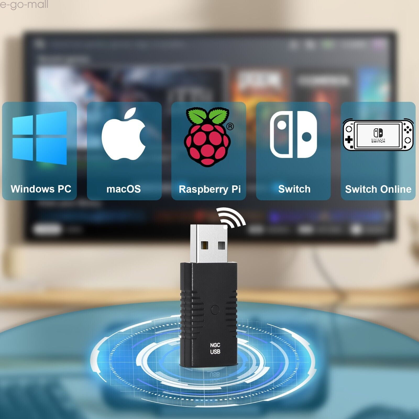 Wireless Switch N64 Controller for N64 NSO Steam/ PC Raspberry Pi Windows Mac