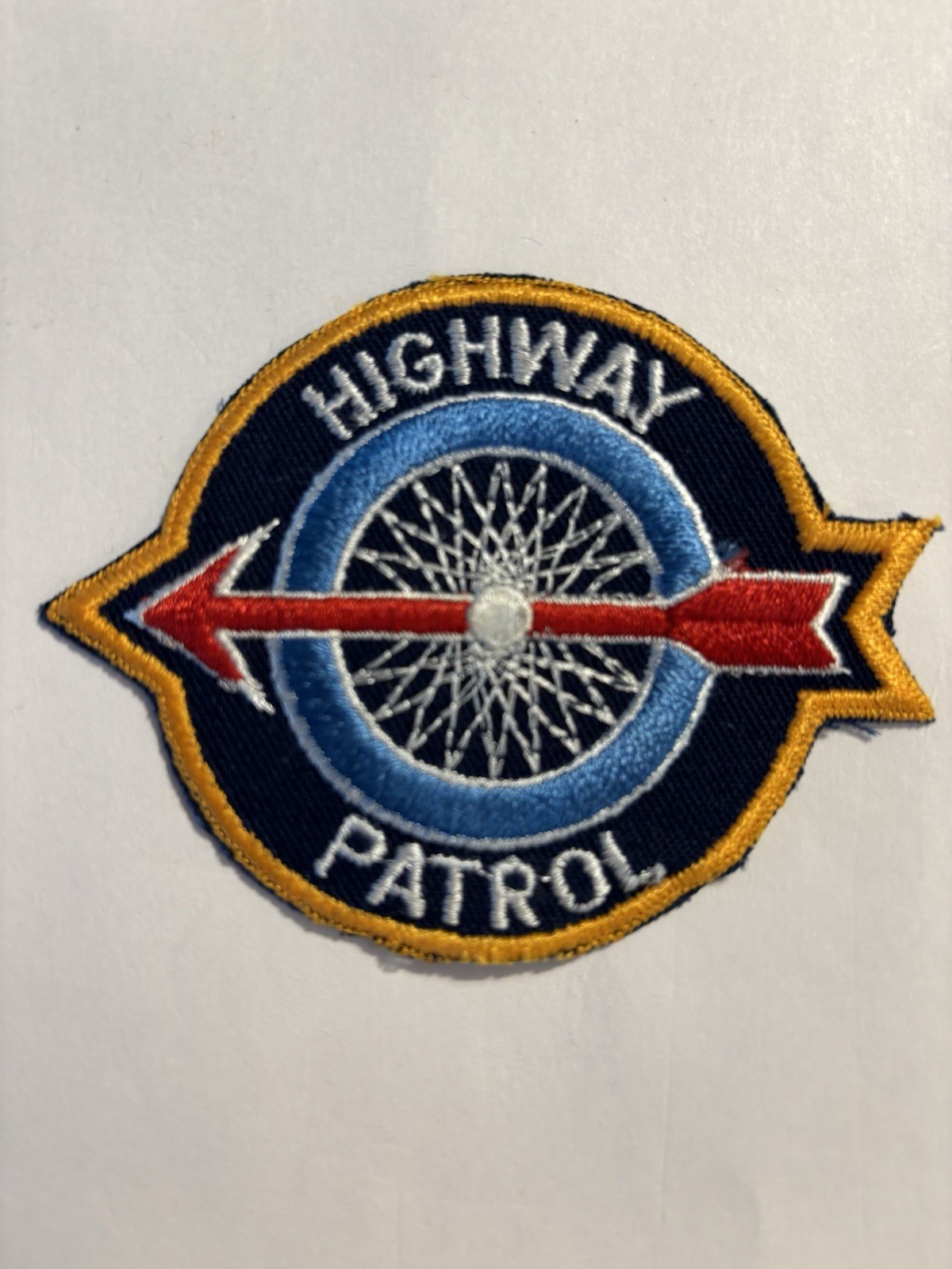 Vintage Obsolete Motorcycle Highway Patrol Patch