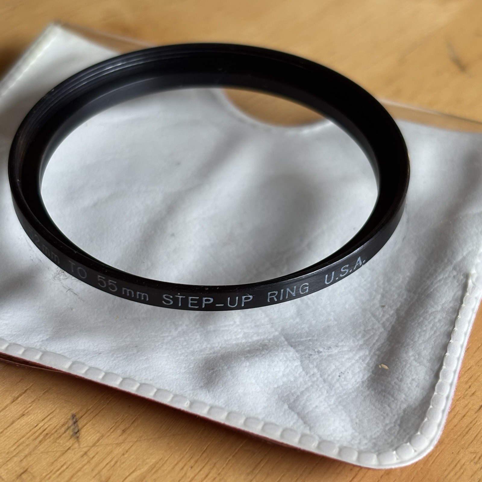 Vintage Tiffen 52mm to 55mm Camera Step-Up Ring USA