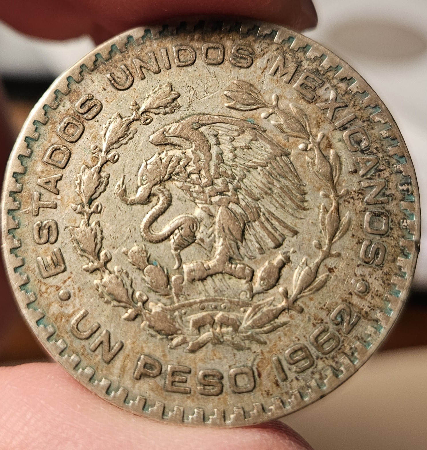 1898 Mo AM Mexico 1 Peso Silver Coin