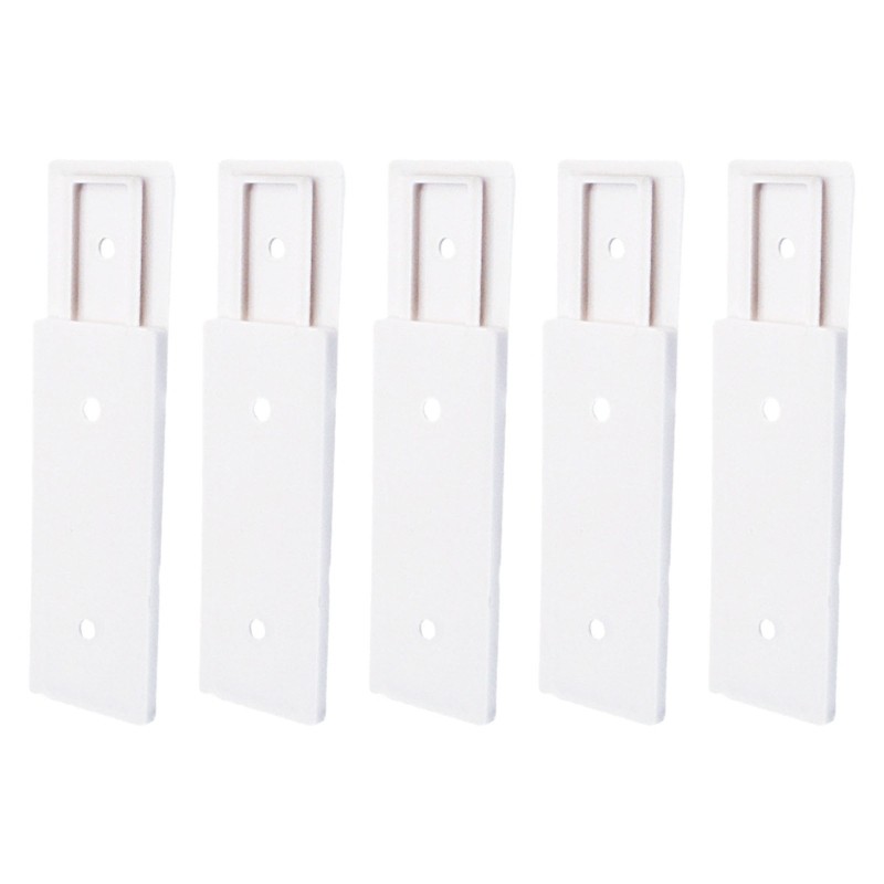Pack of 5 Multipurpose Power Strips Brackets for Easy Installation Without Tool