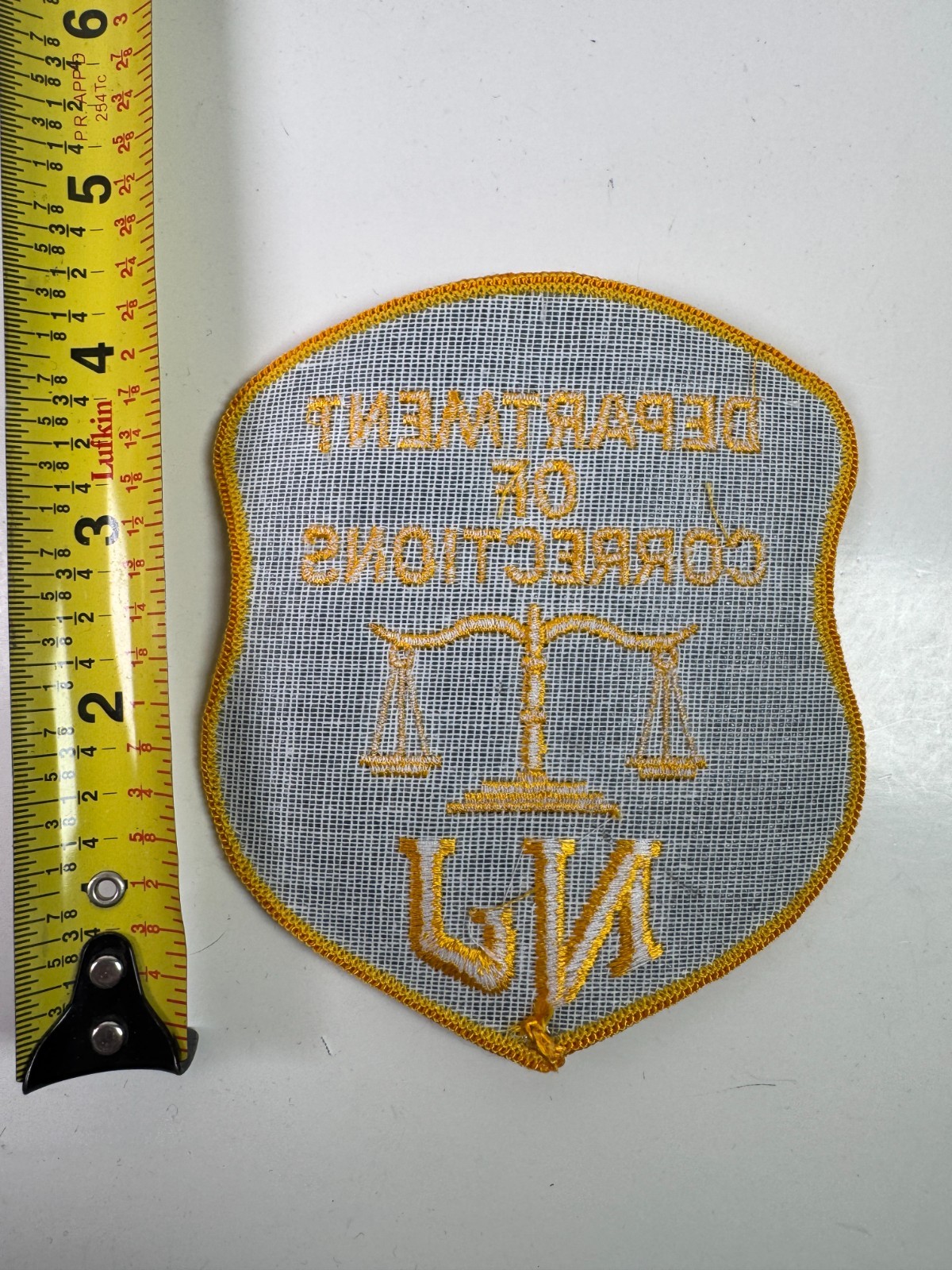 New Jersey Corrections DOC Jail Prison Patch Y5a