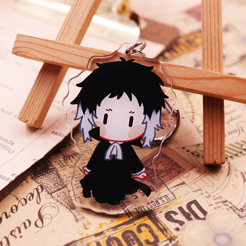 Bungo Stray Dogs Ryunosuke Akutagawa Pendant Accessory Animation Keychain Strap