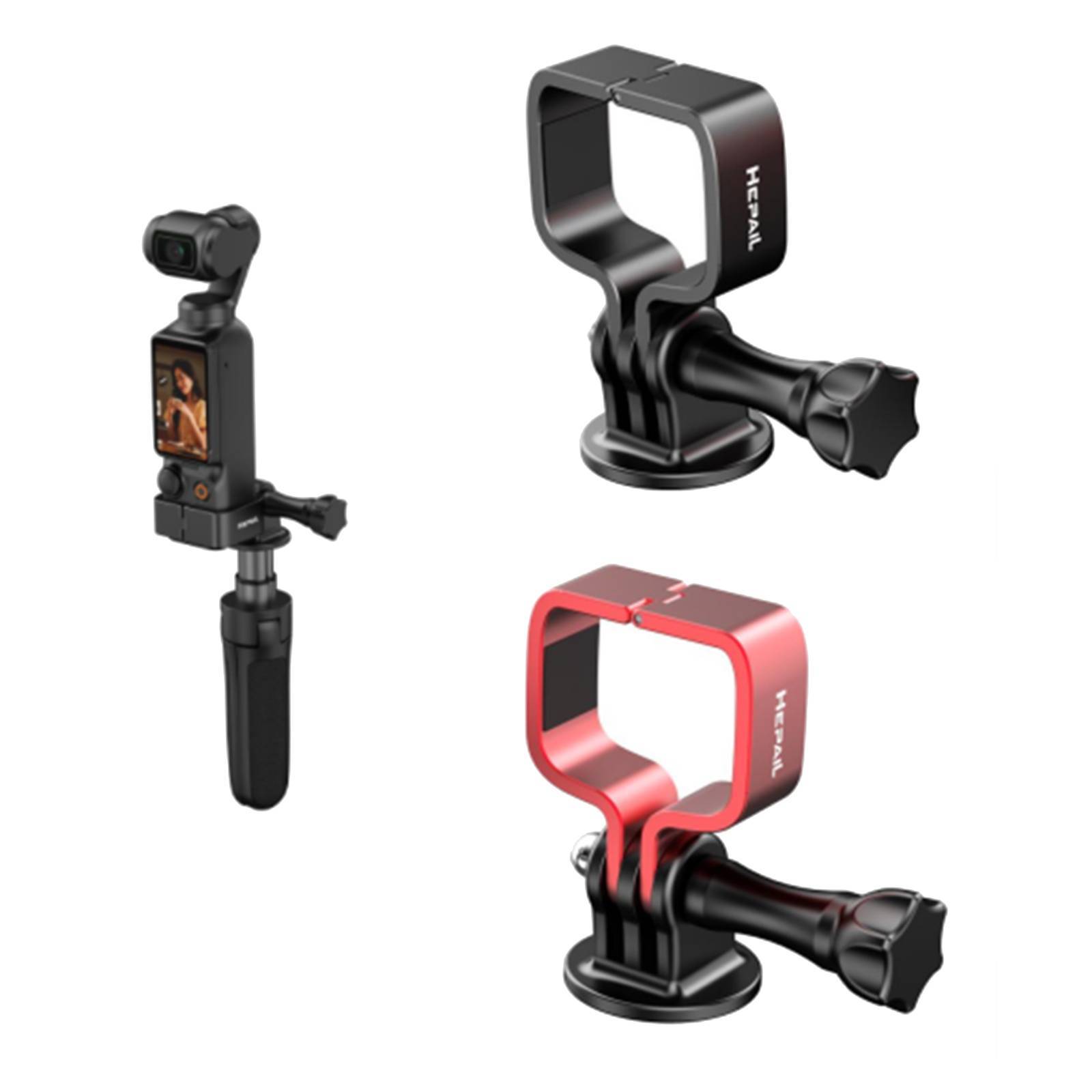 For DJI OSMO POCKET 3 Gimbal Camera Metal Fixed Bezel Bracket with 1/4 Adapter
