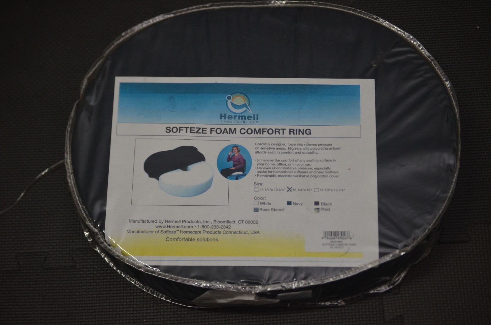 Hermell Softeze Foam Comfort Ring 16 1/4" X 13"