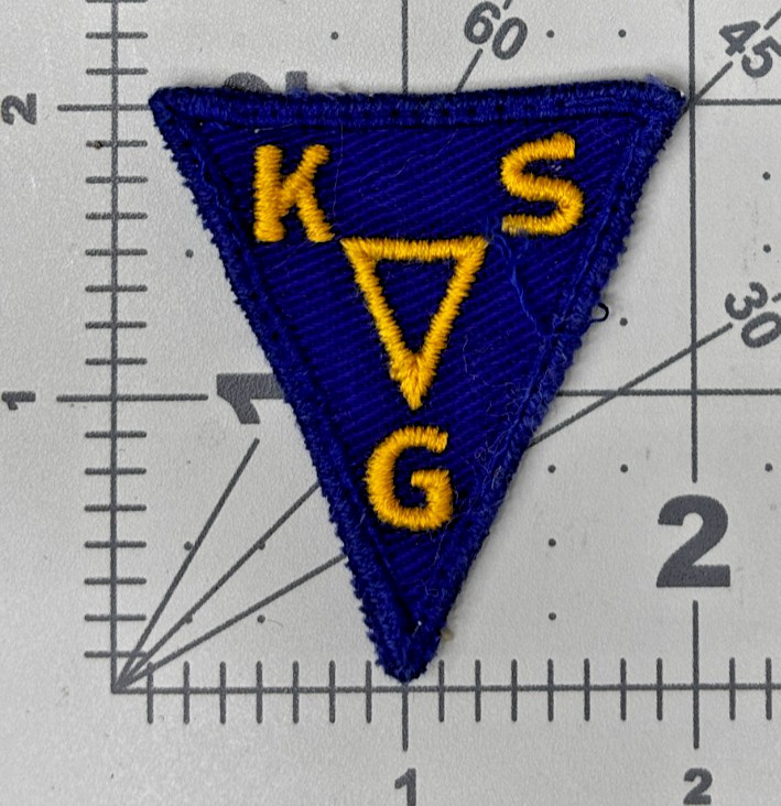 1941-1947 Kansas State Guard Twill Patch Inv# K1935