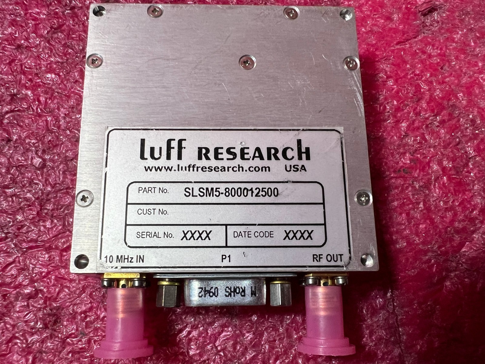 LUFF RESEARCH SLSM5-800012500