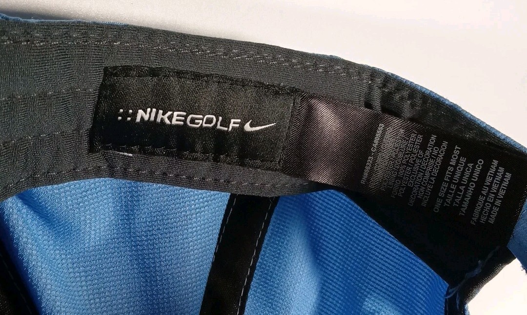 NIKE GOLF Pinnacle Hat Light Blue Baseball Cap Adjustable OSFM Lightweight