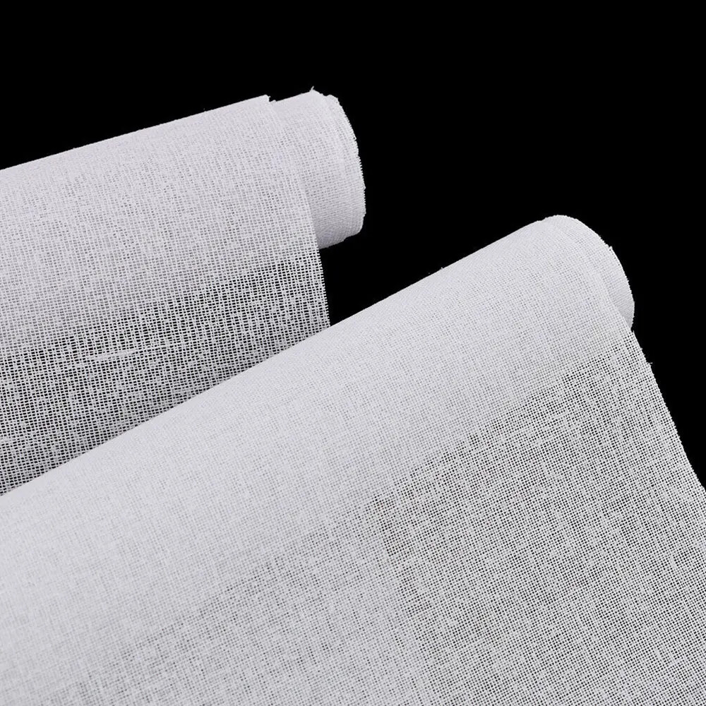 Adhesive Resin Interfacing Fabric Iron On Lining Buckram DIY Bag Cloth Patchwork