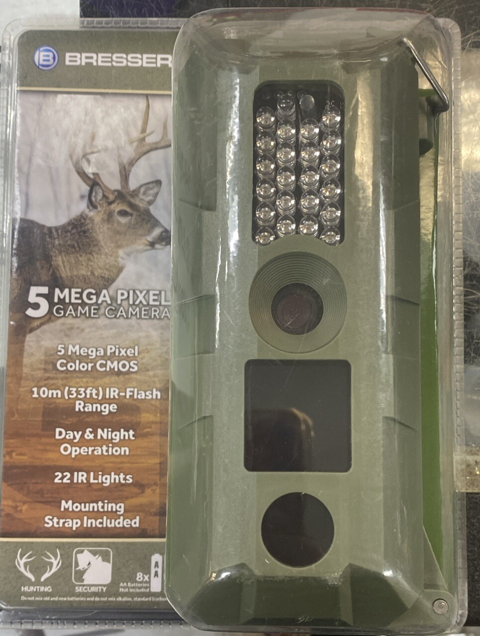 Bresser 5 Mega Pixel Game Camera IR-Flash Day & Night Operation