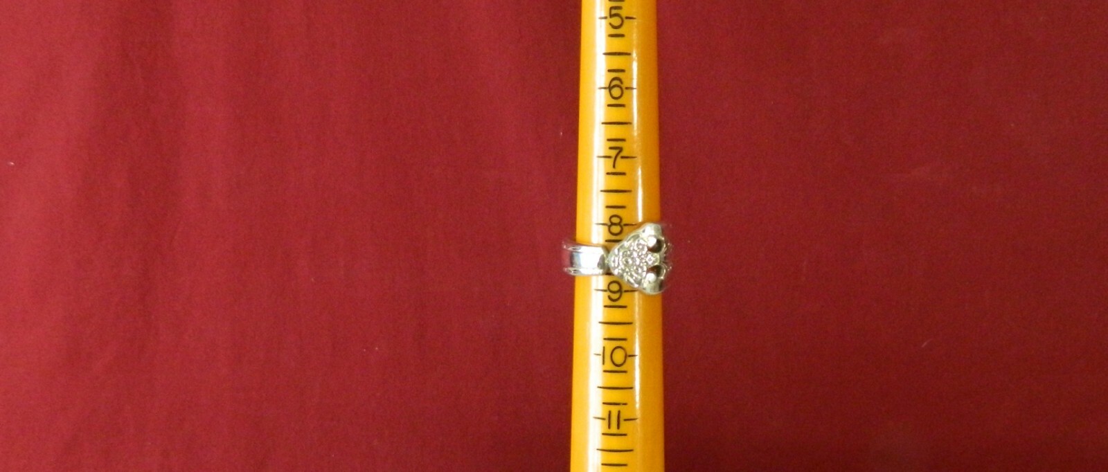 5 Silver Plated Spoon Rings Size 7 - 8 - 9 - B