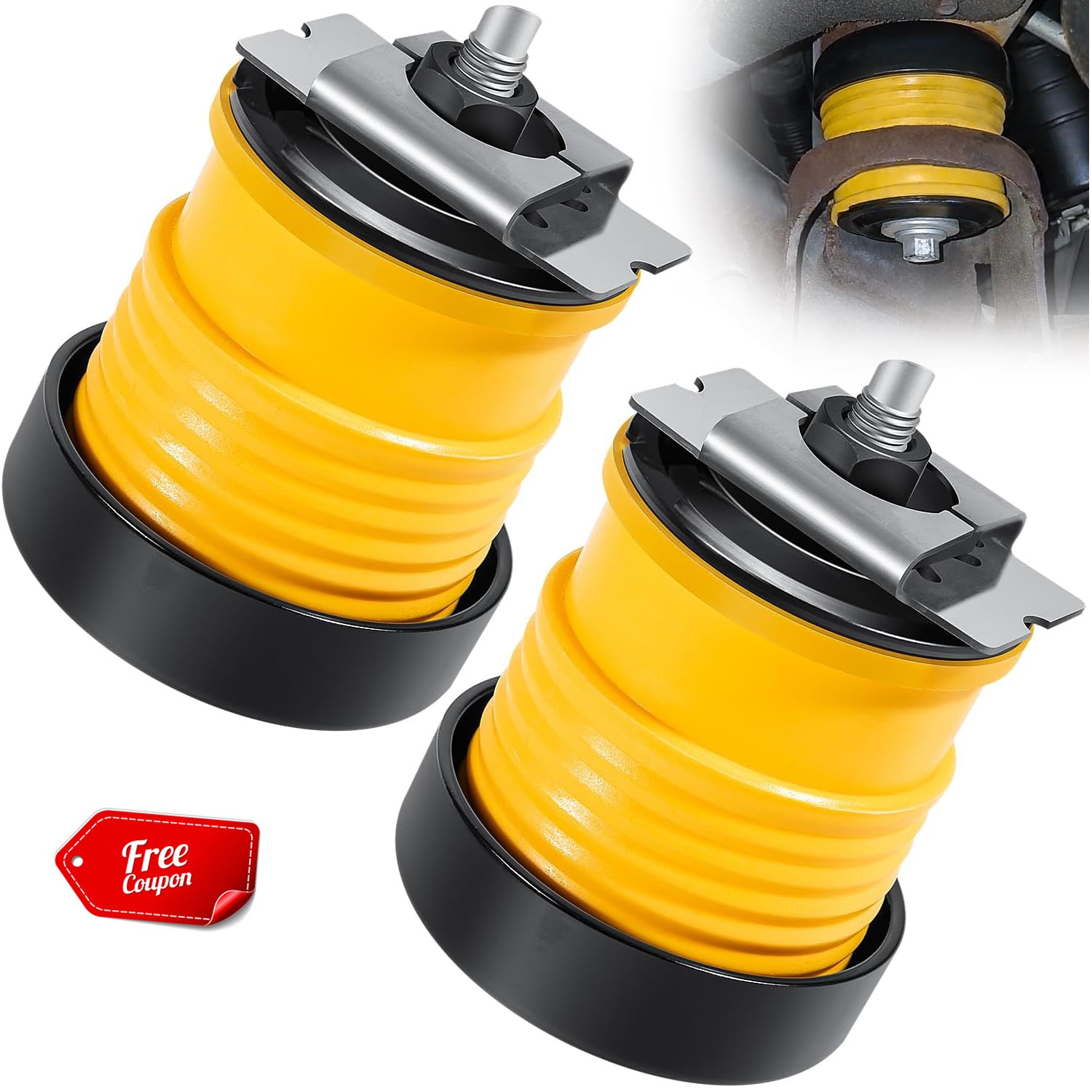 2PCS Body Mount Bushing for 08-16 Ford F250 F350 F450 F550 Super Duty 924-066