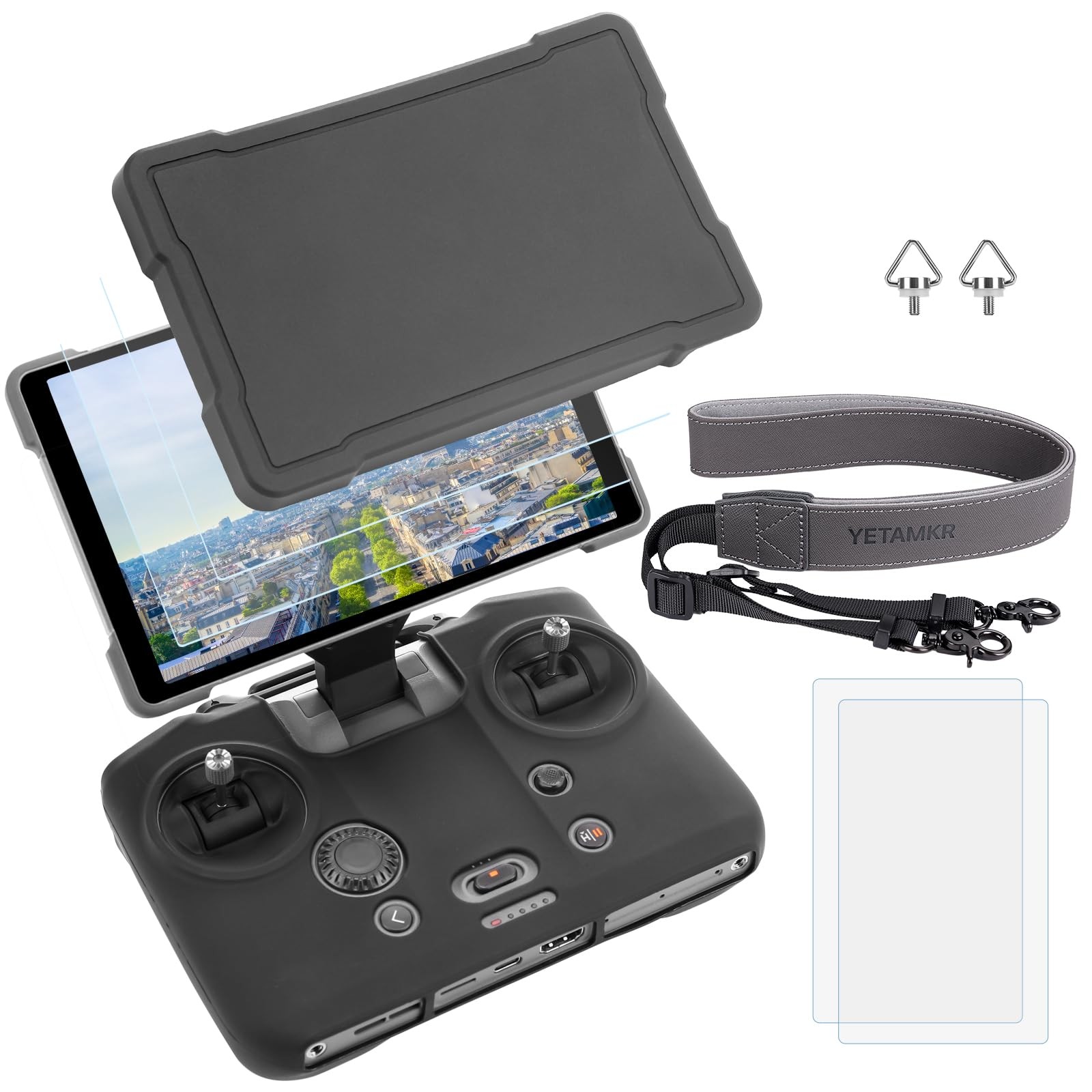 for DJI Mavic 4 RC Pro 2 Remote Control Silicone Case 11*35, black