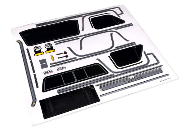 Traxxas 1/10 TRX-4 High Trail * 1979 Chevrolet K10 Decal Sheet * 9299