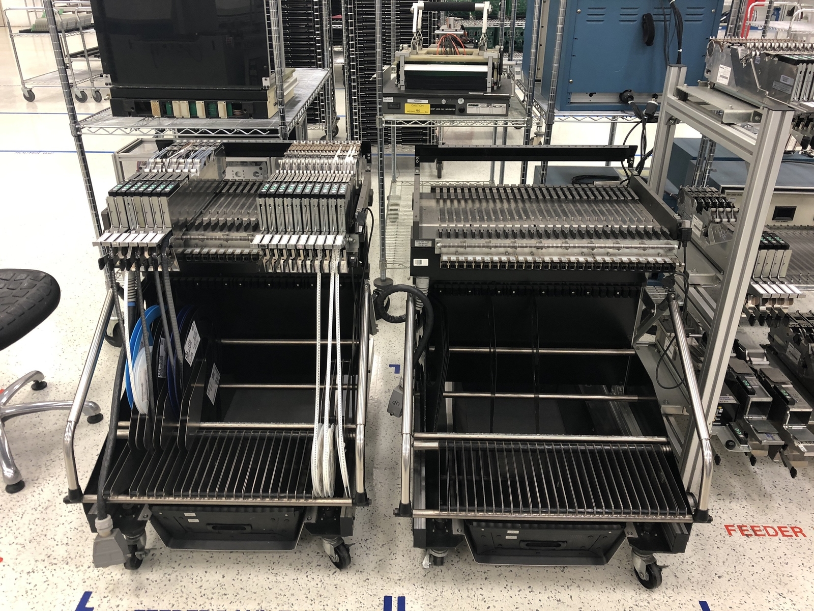 Panasonic CM402 / CM602 gang exchange feeder trolley carts