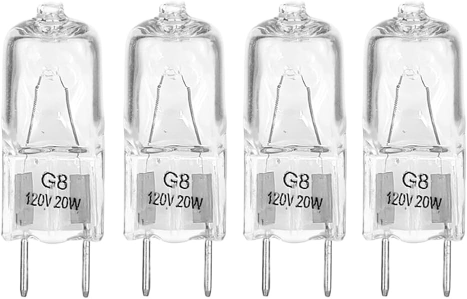 Light Bulb for GE Microwave Oven,120V/ 20W Replacement Halogen Bulb Fits for GE