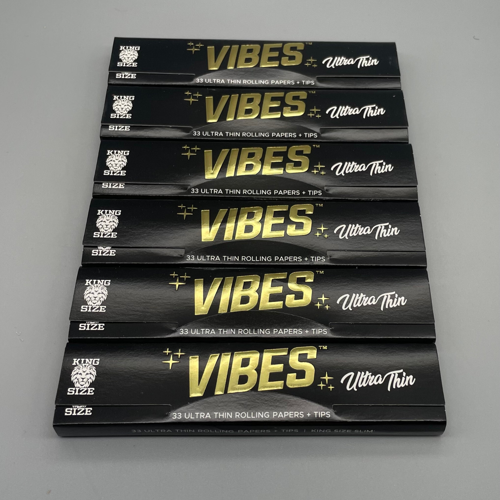 6 Packs Vibes Ultra Thin King Size P+T With Free Shipping
