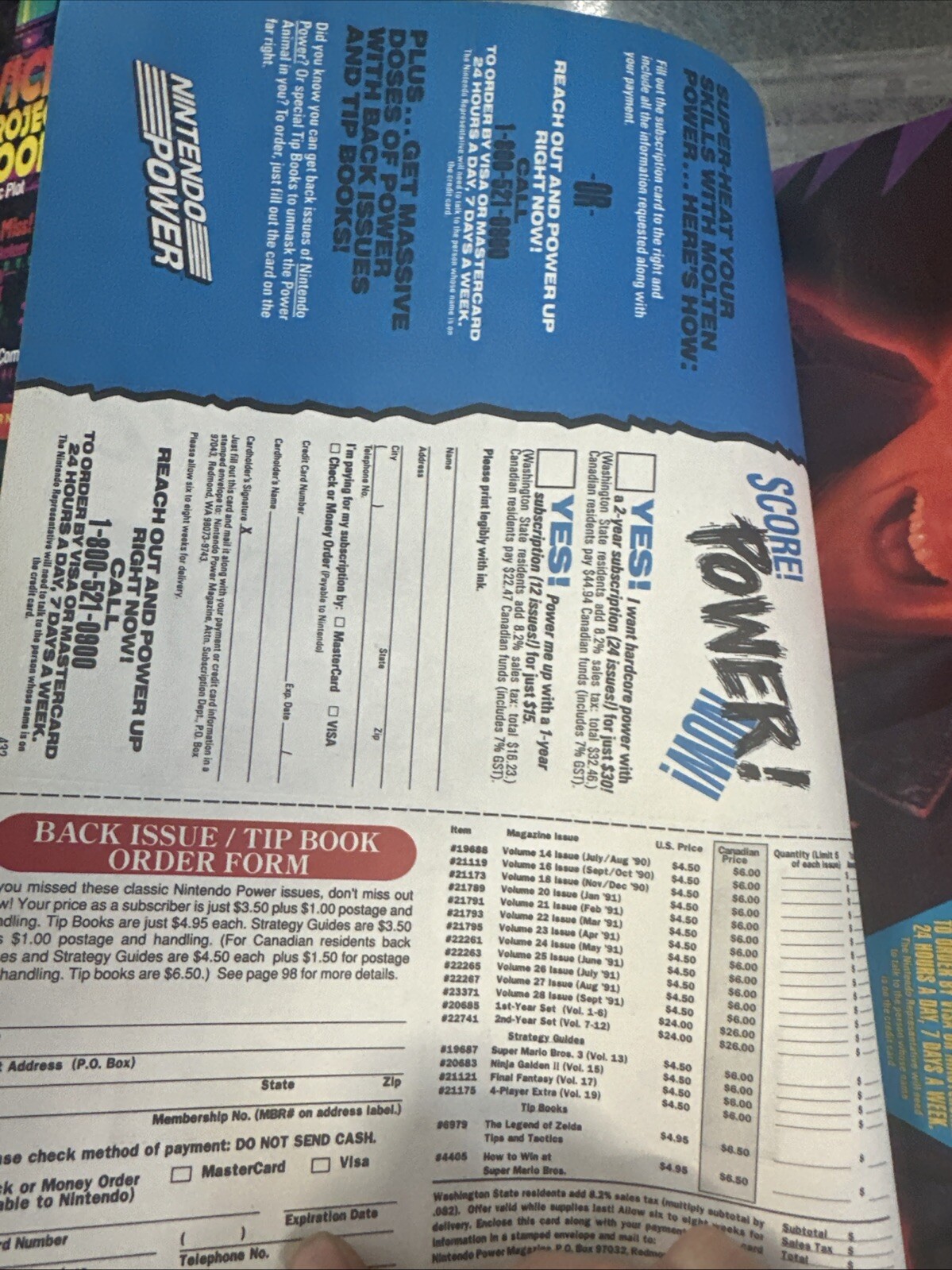 Nintendo Power 29 Star Trek with poster/inserts Complete Good