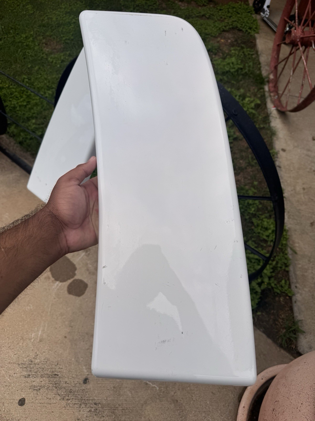 389 peterbilt cowls white pair