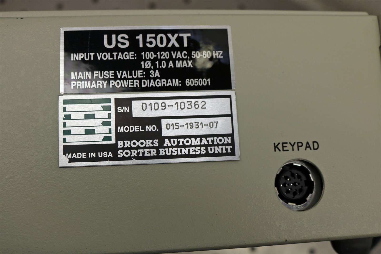 Ultrastation 150XT Irvine Optical, Wafer Inspection System - - E2747