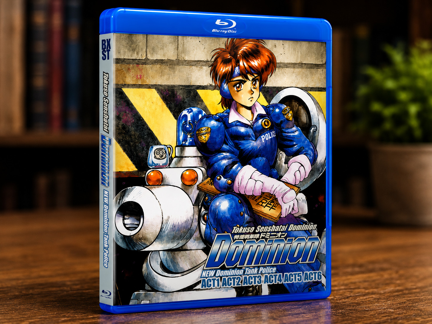 New Dominion Tank Police OVA ACT 1-6 BD-R English Dub Japanese Subs