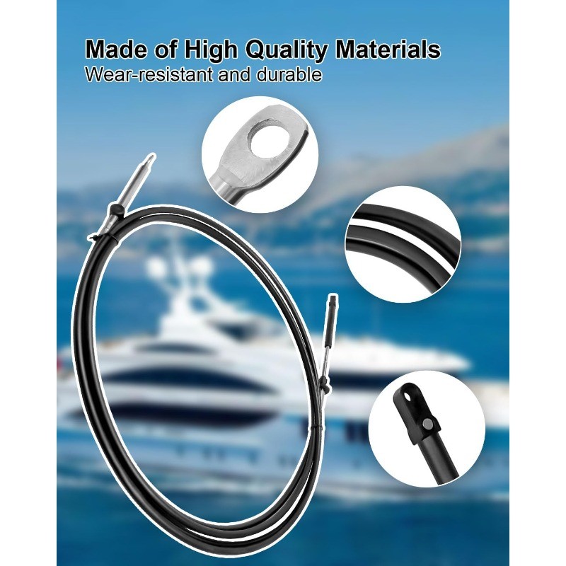 Outboard Engine Control Cables, Throttle and Shift Cables Fit for Mercury Mer