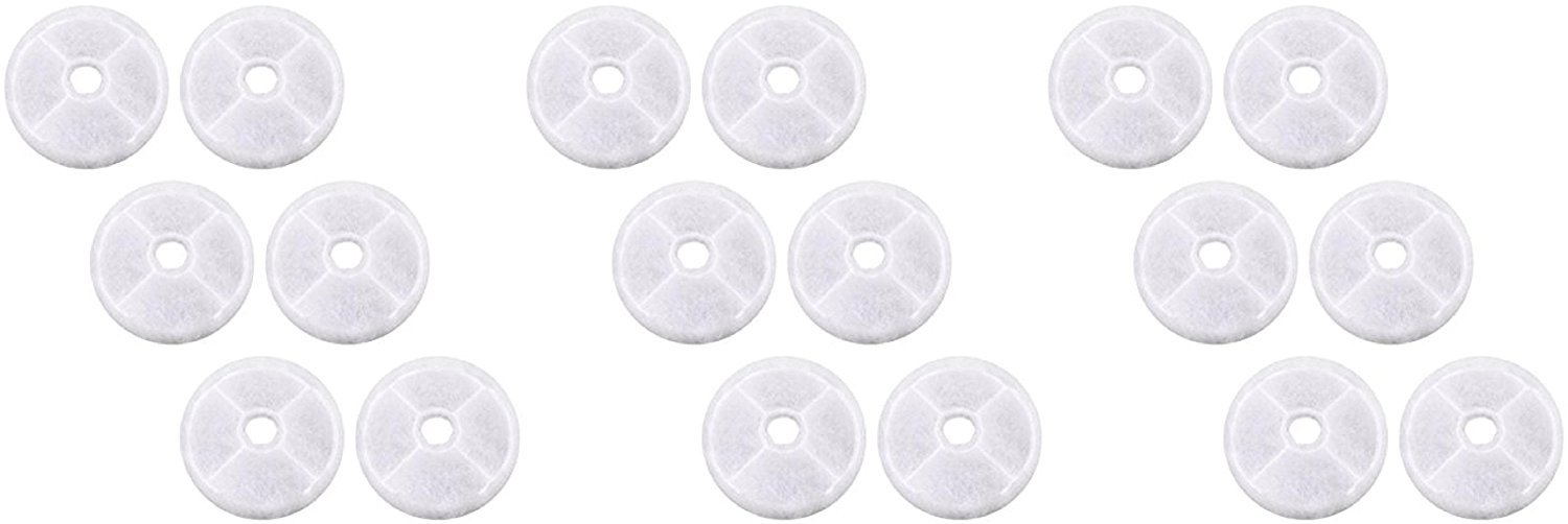 Replacement Water Filter Compatible with Catit Design Senses Fountain,18pk