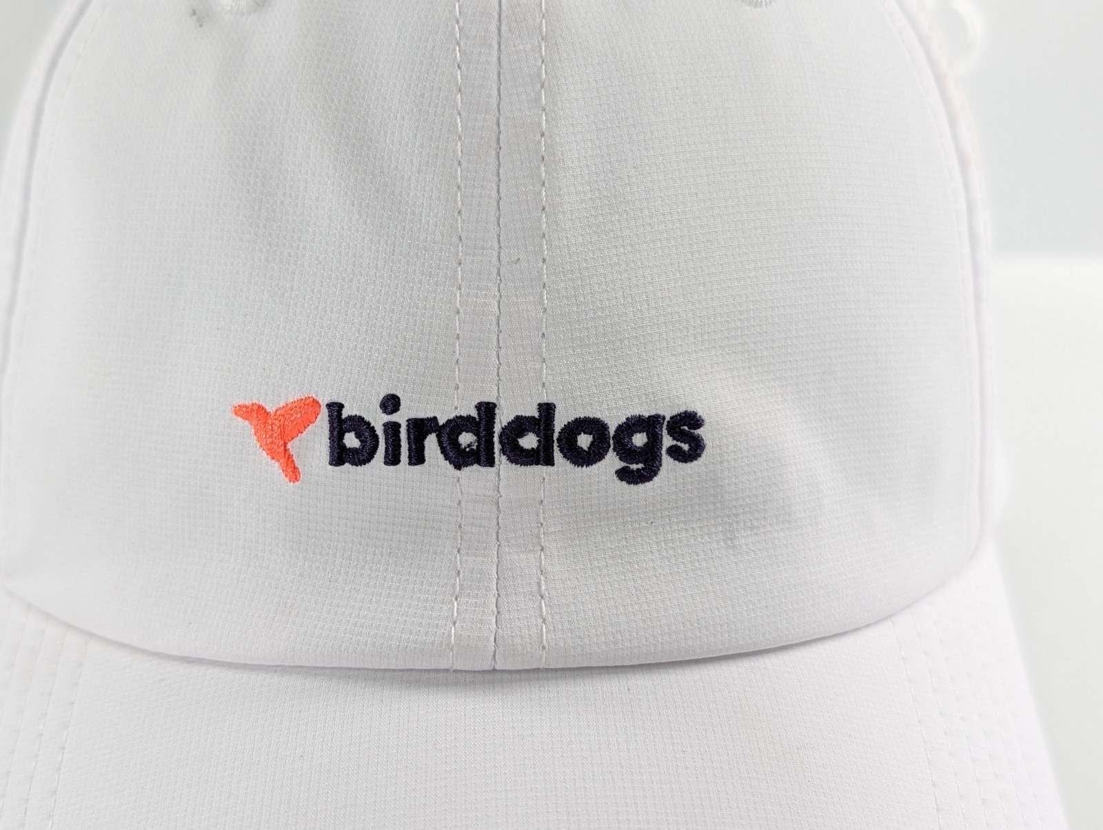 Birddogs Cap Hat Strapback White Adjustable Golf Breathable