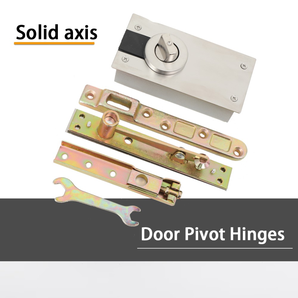 Bearing 300KG Heavy Duty Door Pivot Hinge 360° Rotary Install Up and Down Hinge