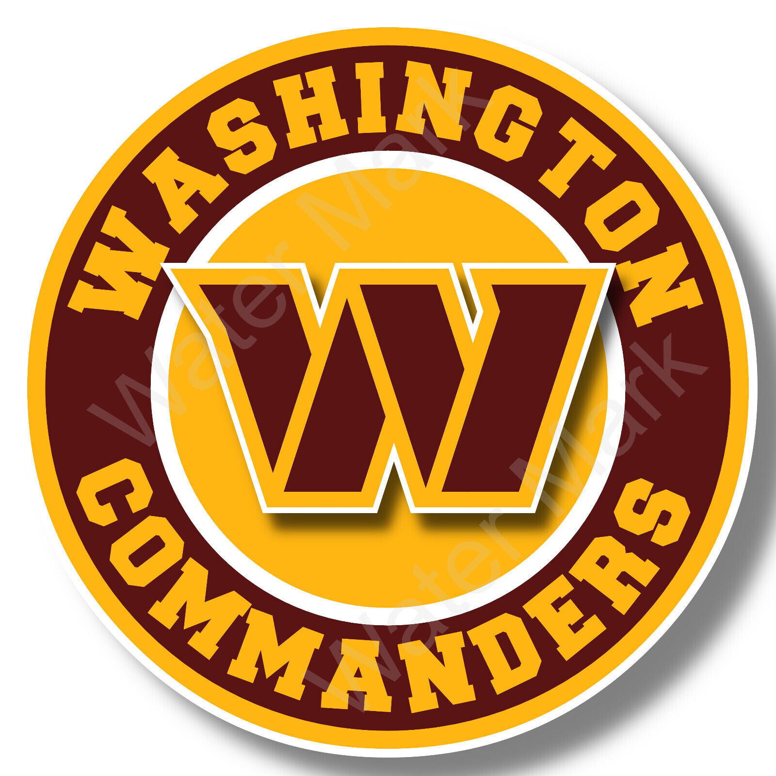 Washington Commanders Football Vinyl Sticker Decal Truck Car Window  football
