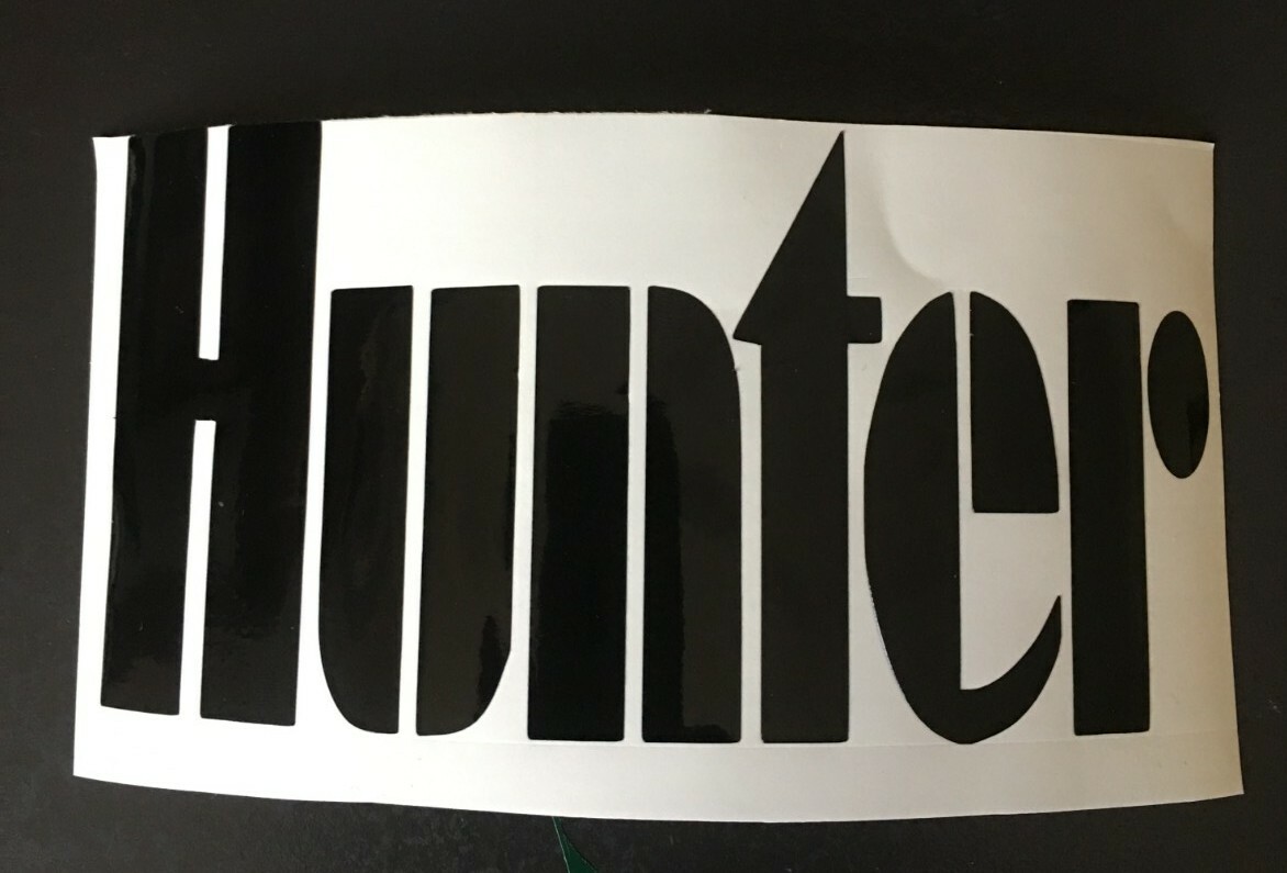 2 Set Hunter Decal Stickers Sprinklers Timer Irrigation Rainbird Installer PRO 2