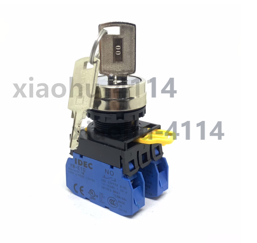 1PC New IDEC Key switch YW4K-2AE20 2NO #LL