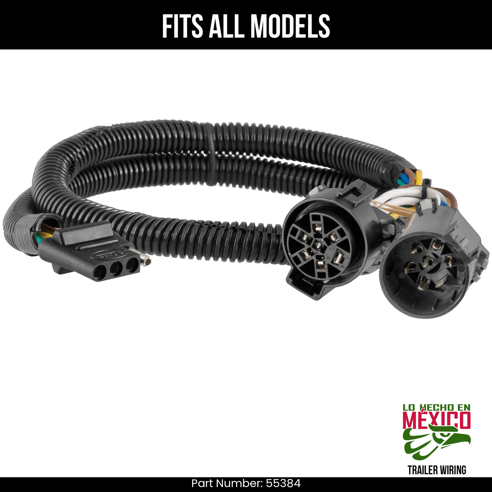 For 03-06 GMC Yukon XL 4 Pin Trailer Wiring Plug Fits All Models Curt 4 Prong